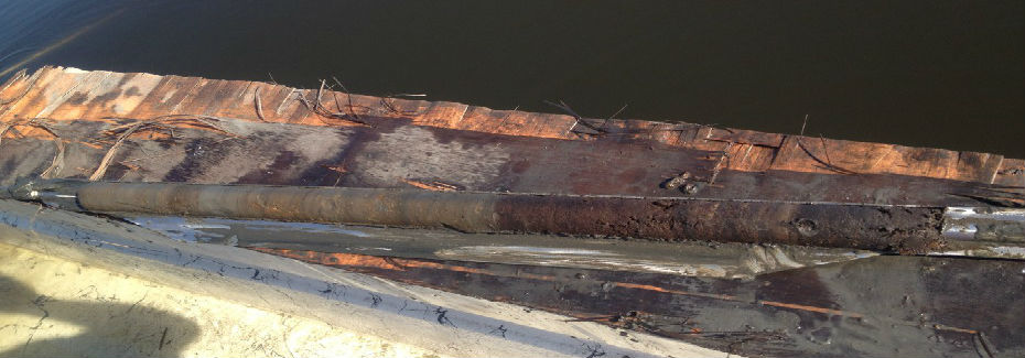 Auger Slice of Barnegat Bay Soil