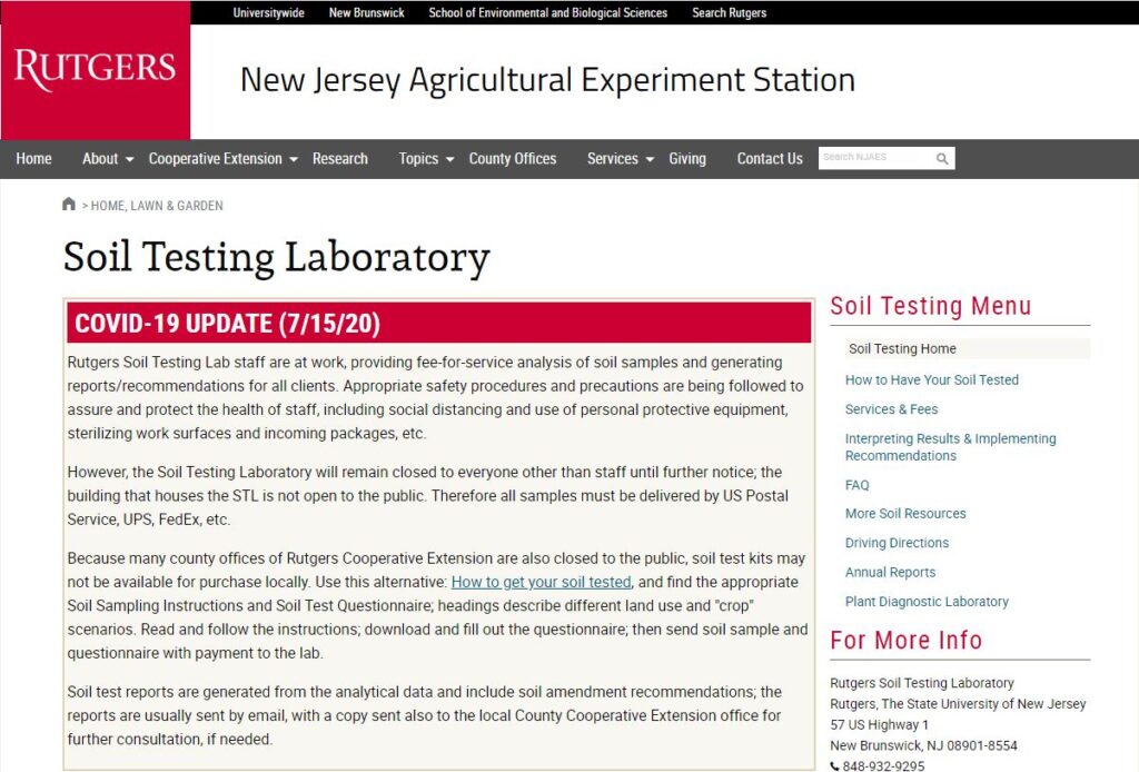 Rutgers University New Jersey Agricultural Experiment Station Ocean