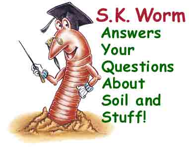 kids lessons about soil with the great decomposer, S K Worm.
