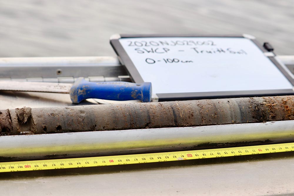 Subaqueous Soil Sampling in the Barnegat Bay September 2020